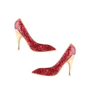 KATE SPADE • Things We Love Red Heel Shoe Earrings
